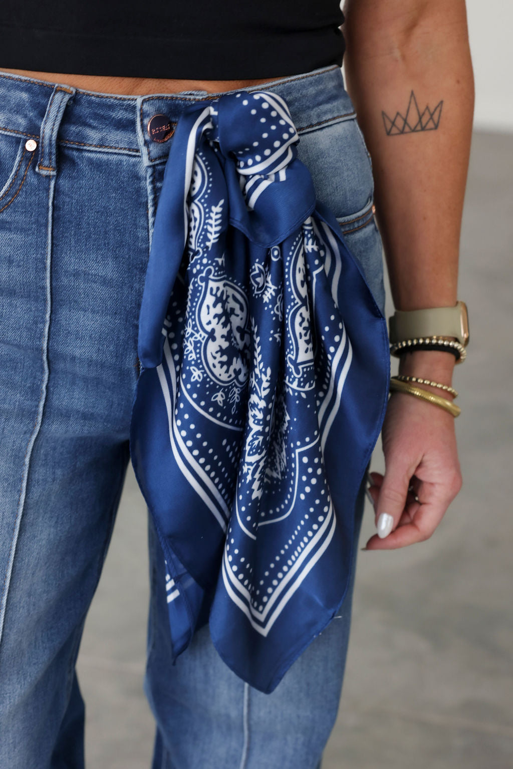 image of Paisley Bandana Scarf