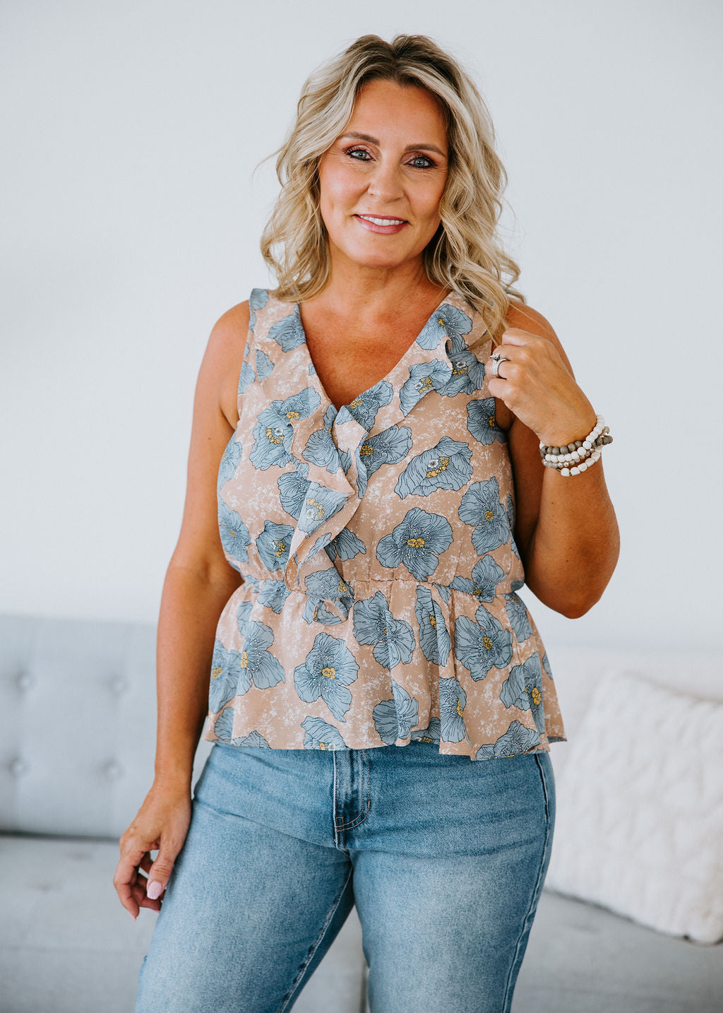 image of Georgia Floral Blouse