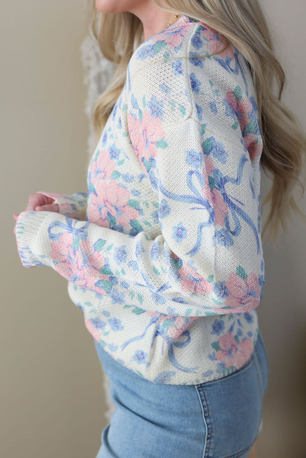 Sweet Blossom Knit Sweater