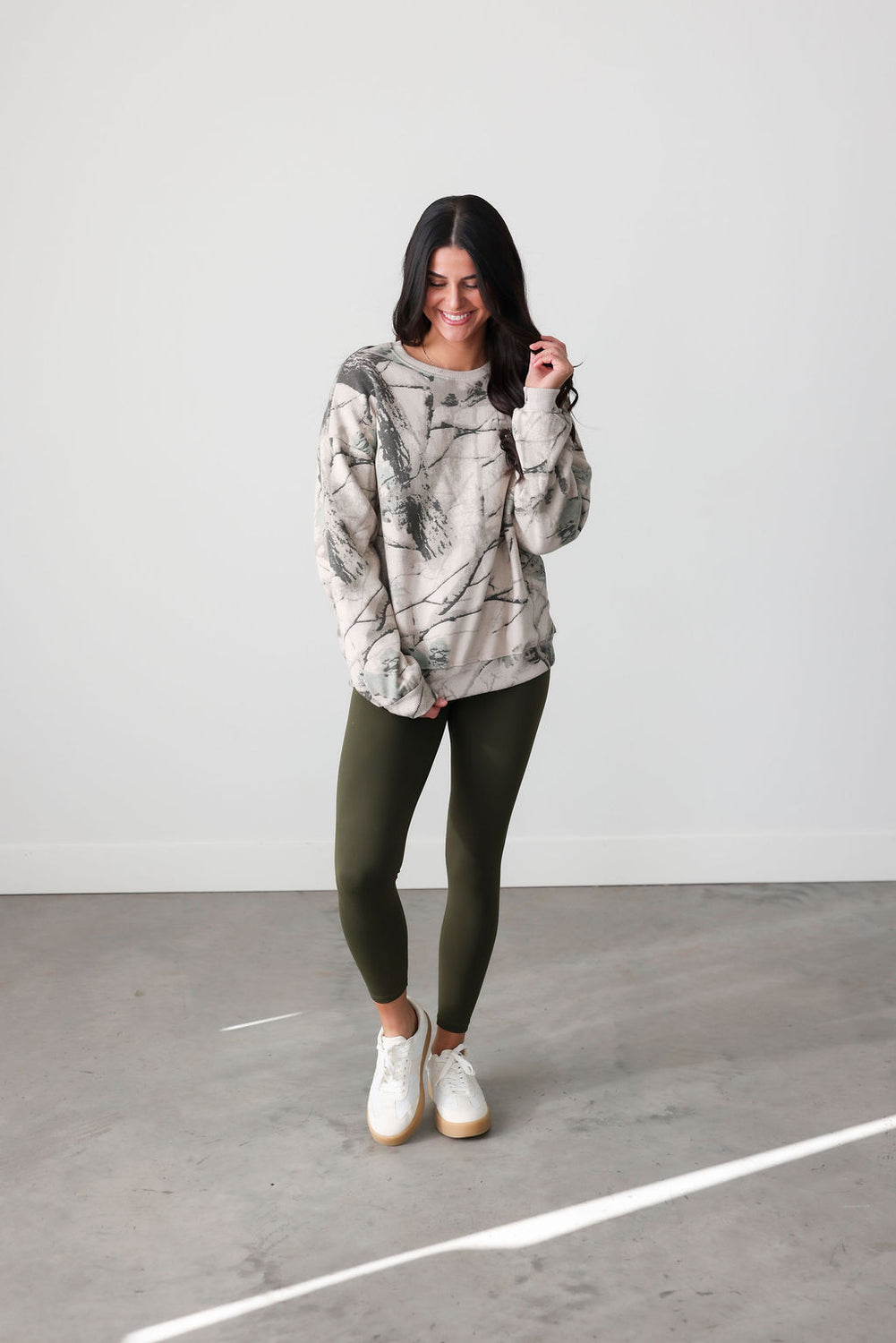 Mist Dune Camo Crew by Lily & Lottie