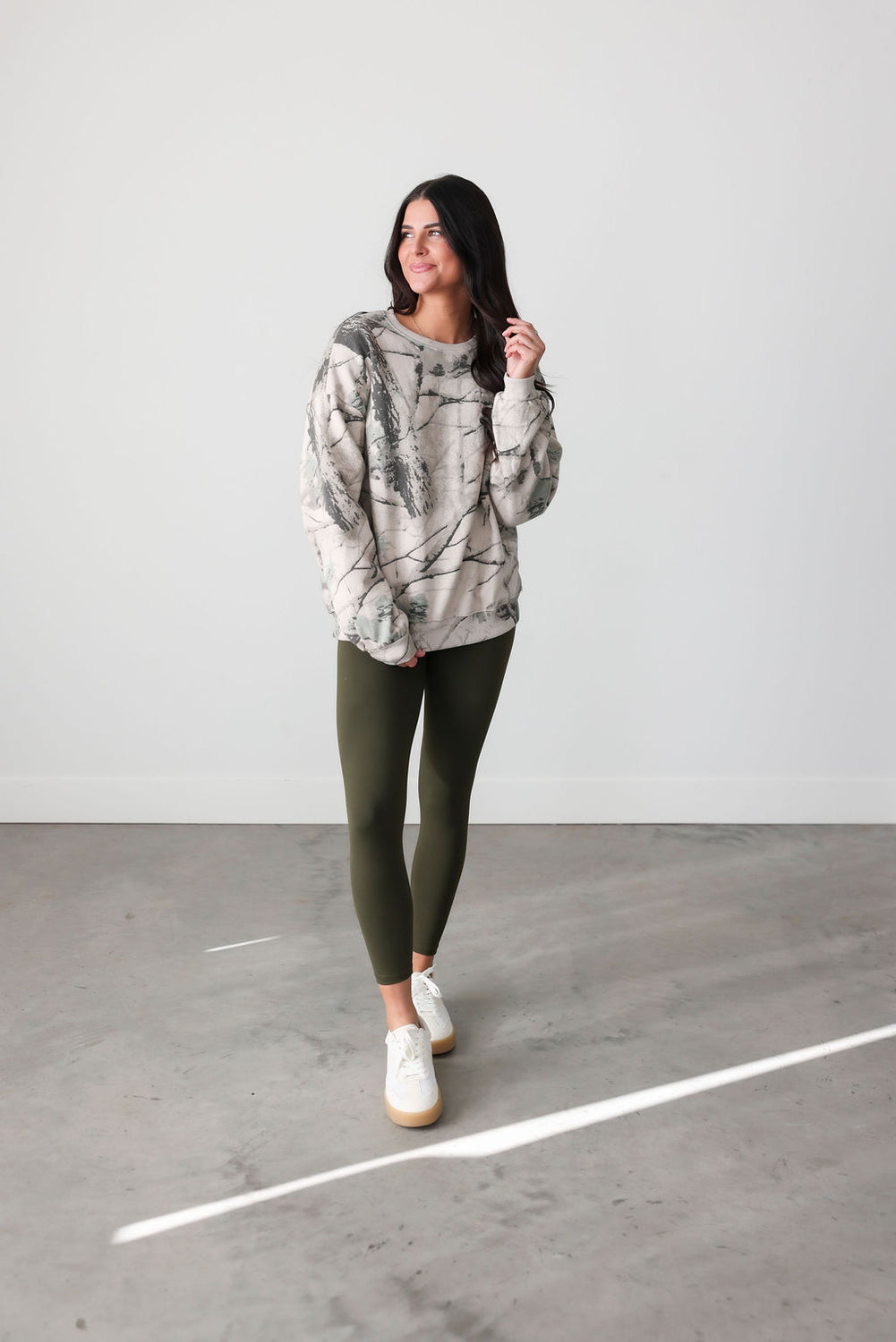 Mist Dune Camo Crew by Lily & Lottie