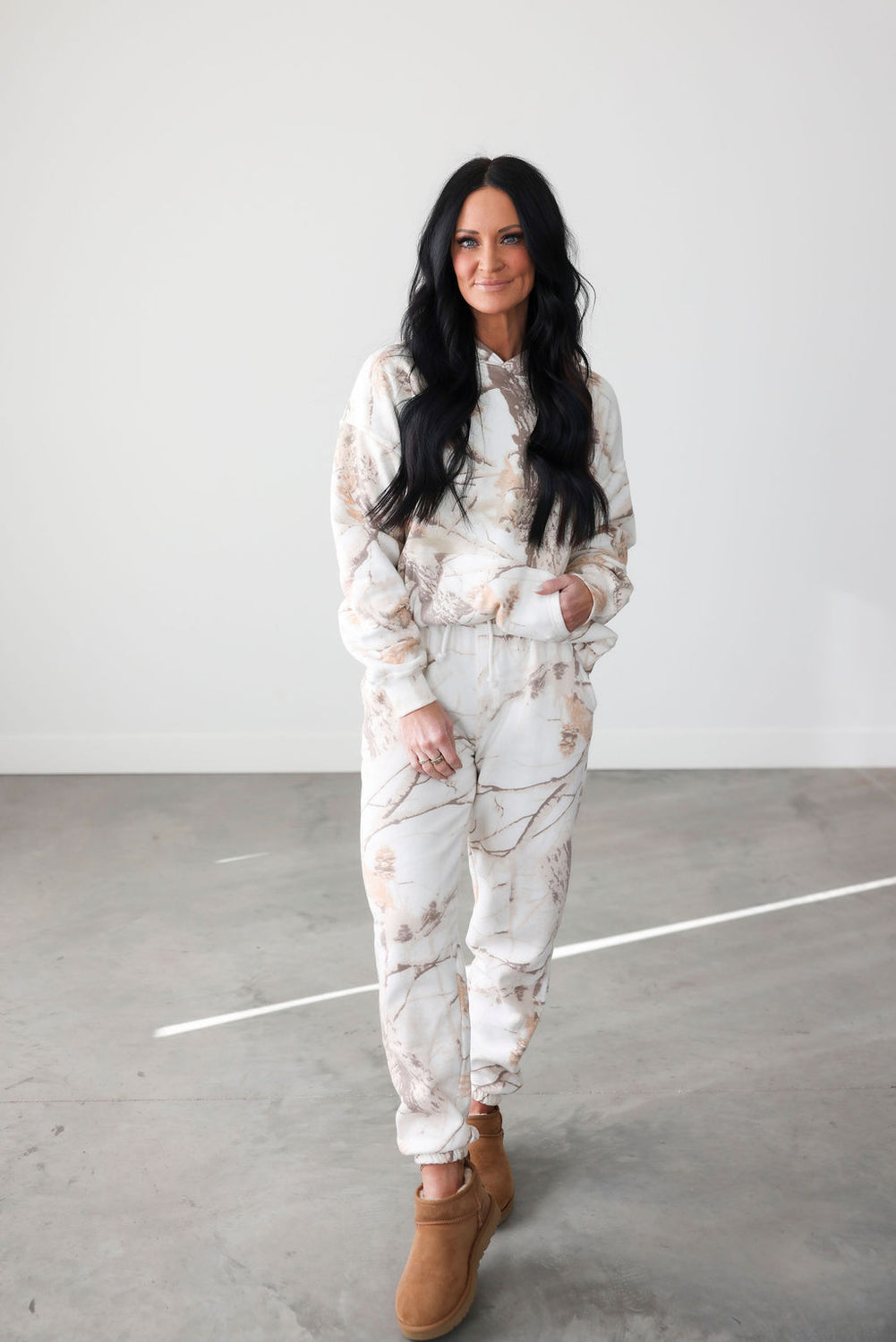 Sand Dune Camo Hoodie by Lily & Lottie