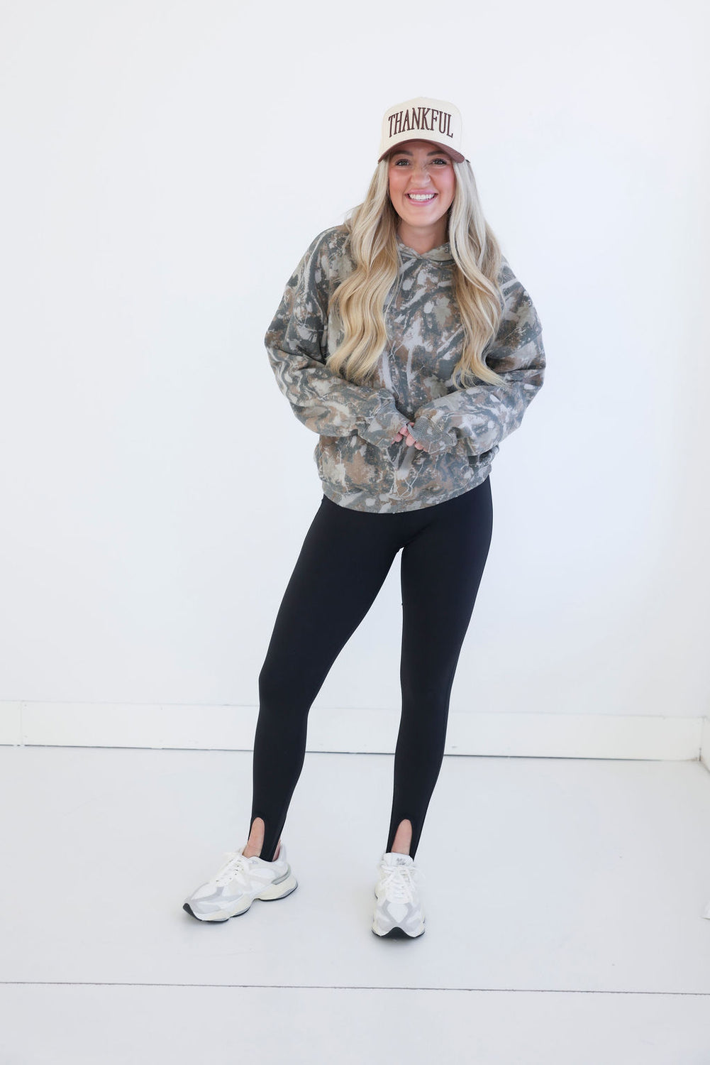 Tobacco Camo Hoodie by Lily & Lottie