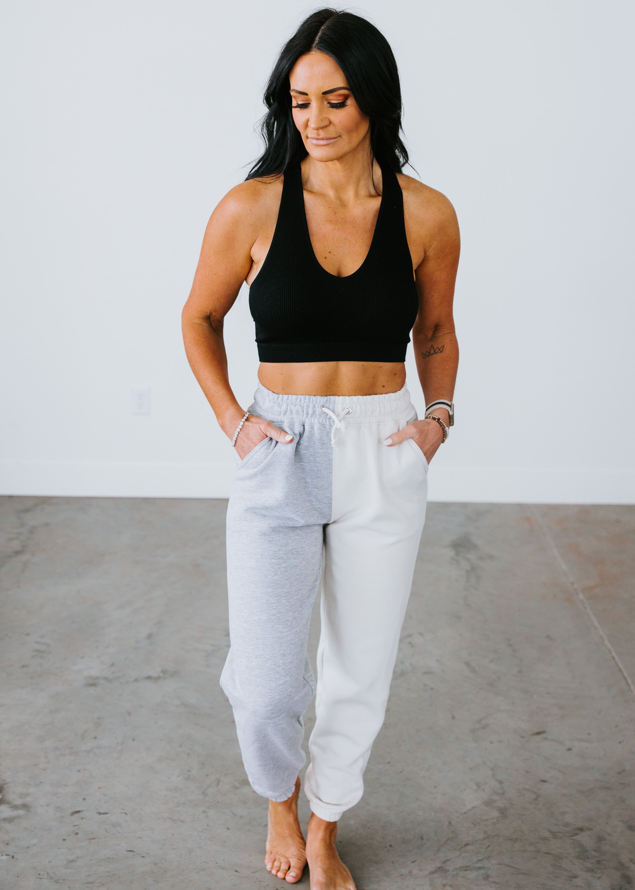 image of Teena Padded Crop Tank