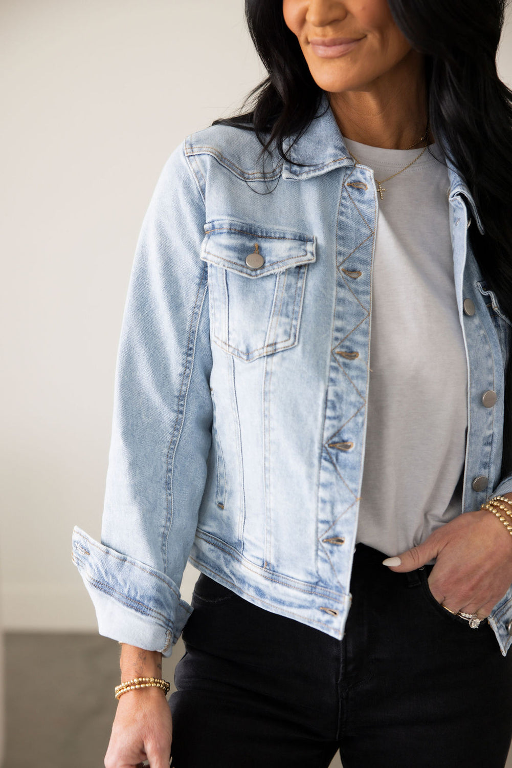 Brielle Risen Denim Jacket