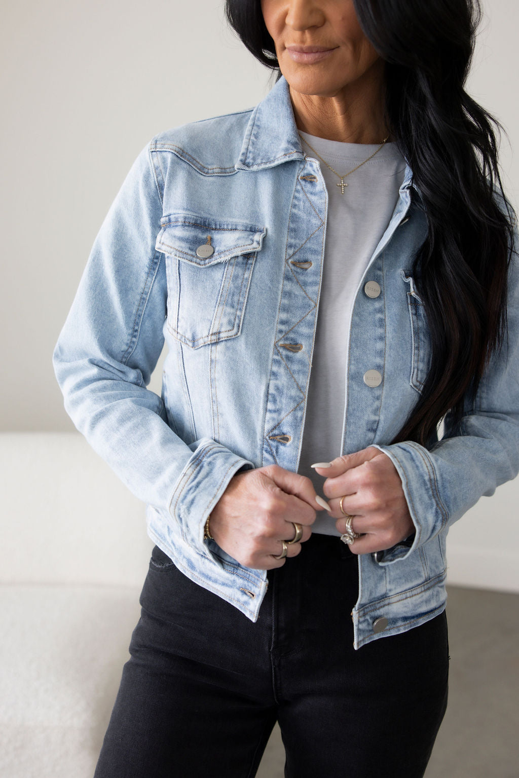image of Brielle Risen Denim Jacket