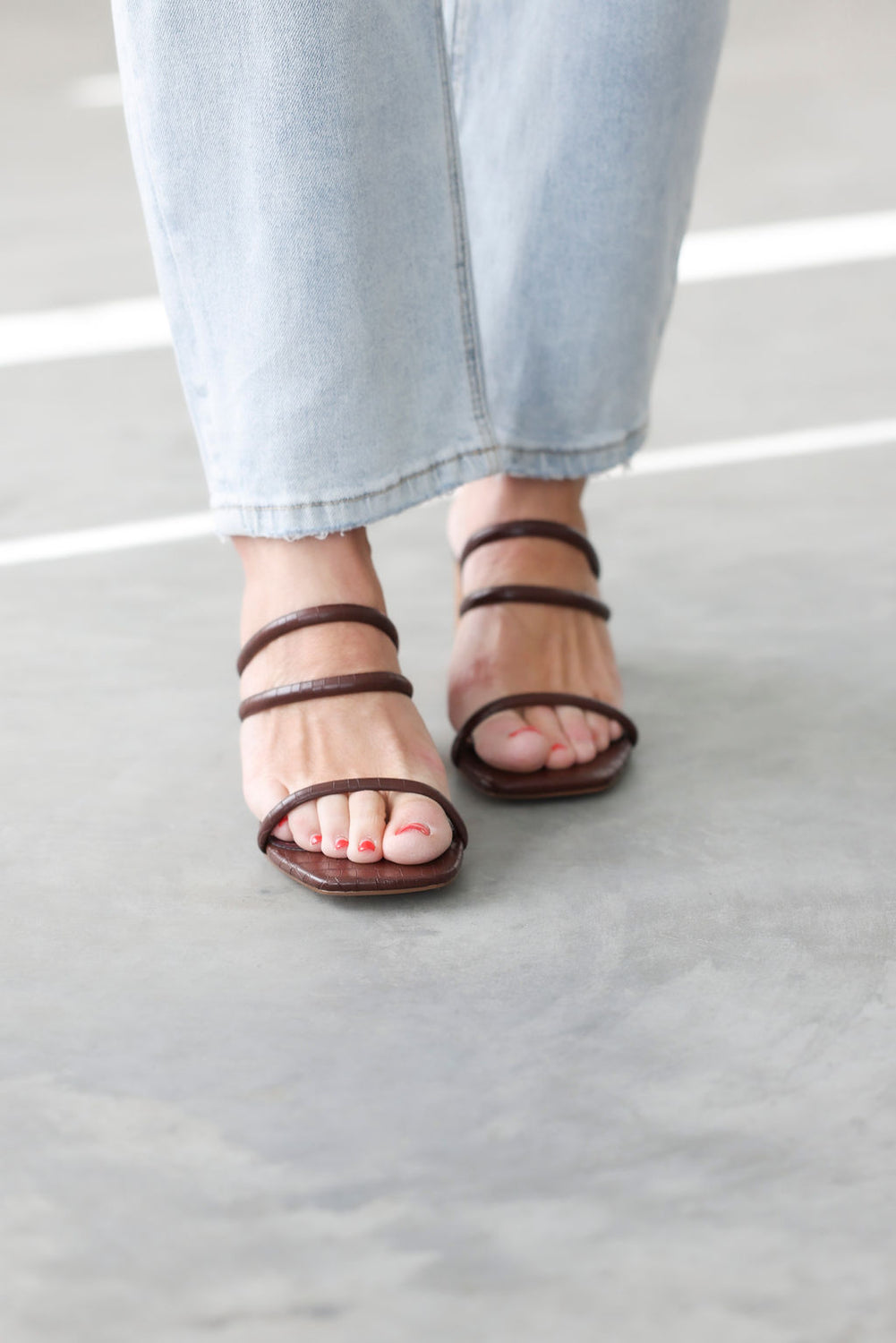 Heather Strappy Heels