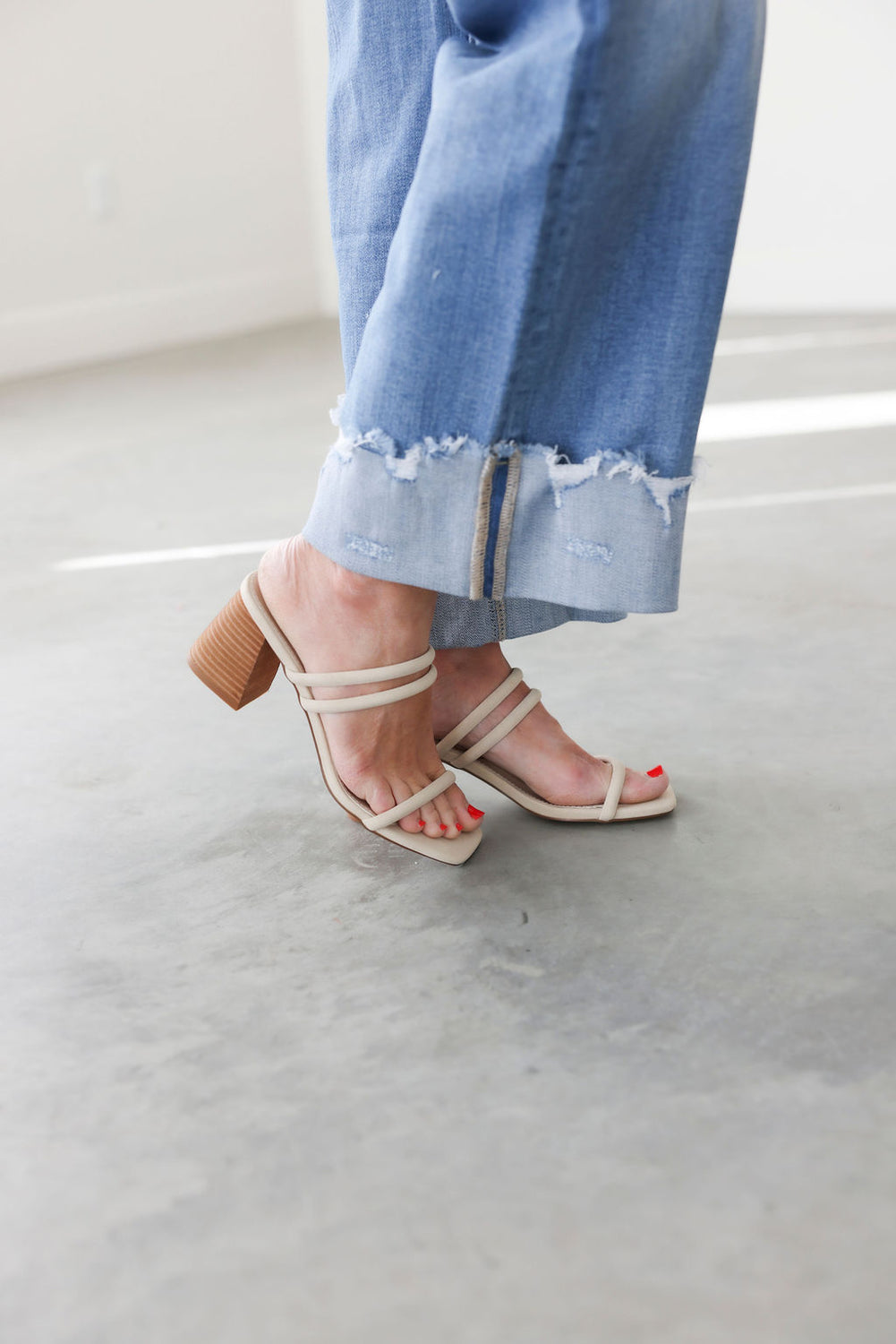 Heather Strappy Heels