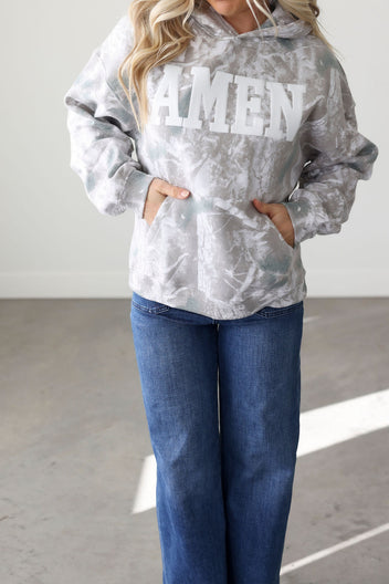 Amen Faded Camo Graphic Hoodie