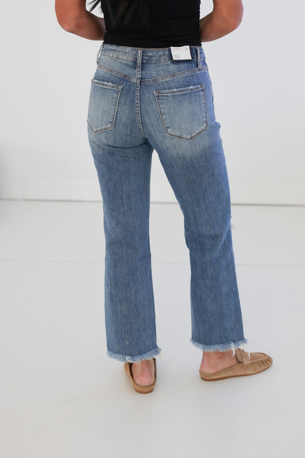 Addie Lovervet Wide Leg Jean