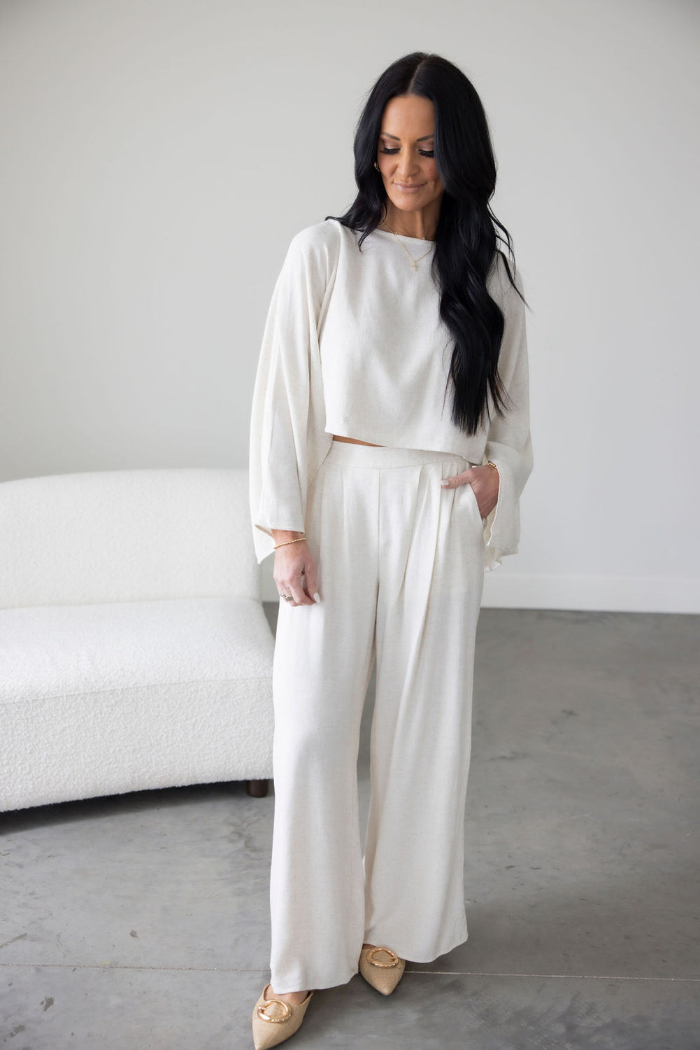 Halley Linen Pant Set