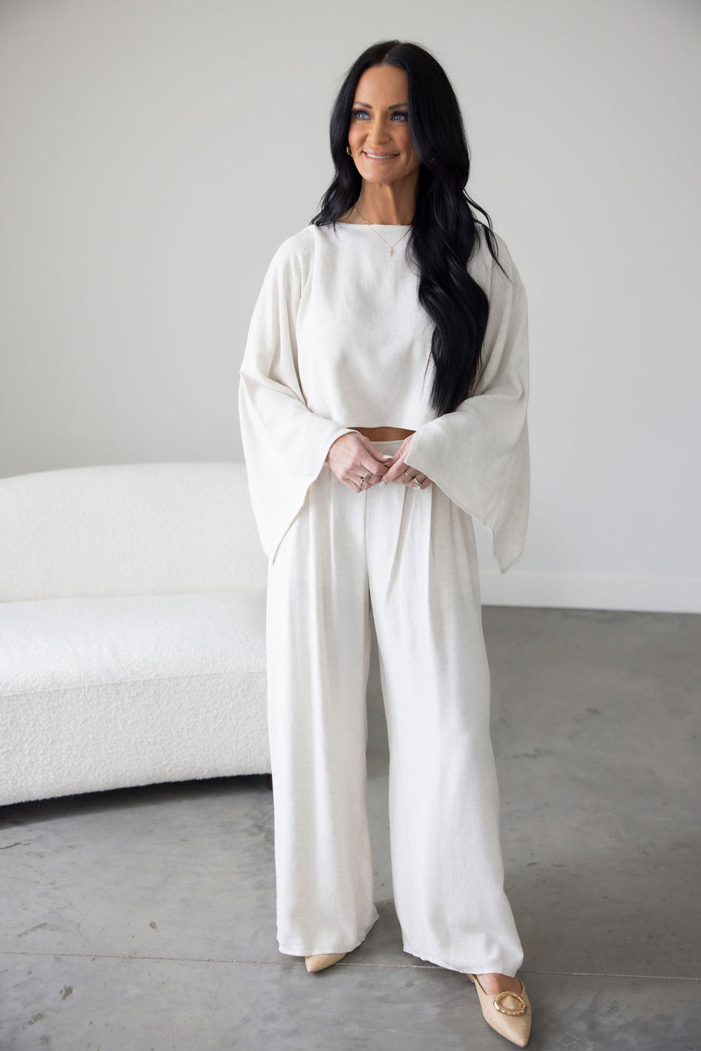 Halley Linen Pant Set