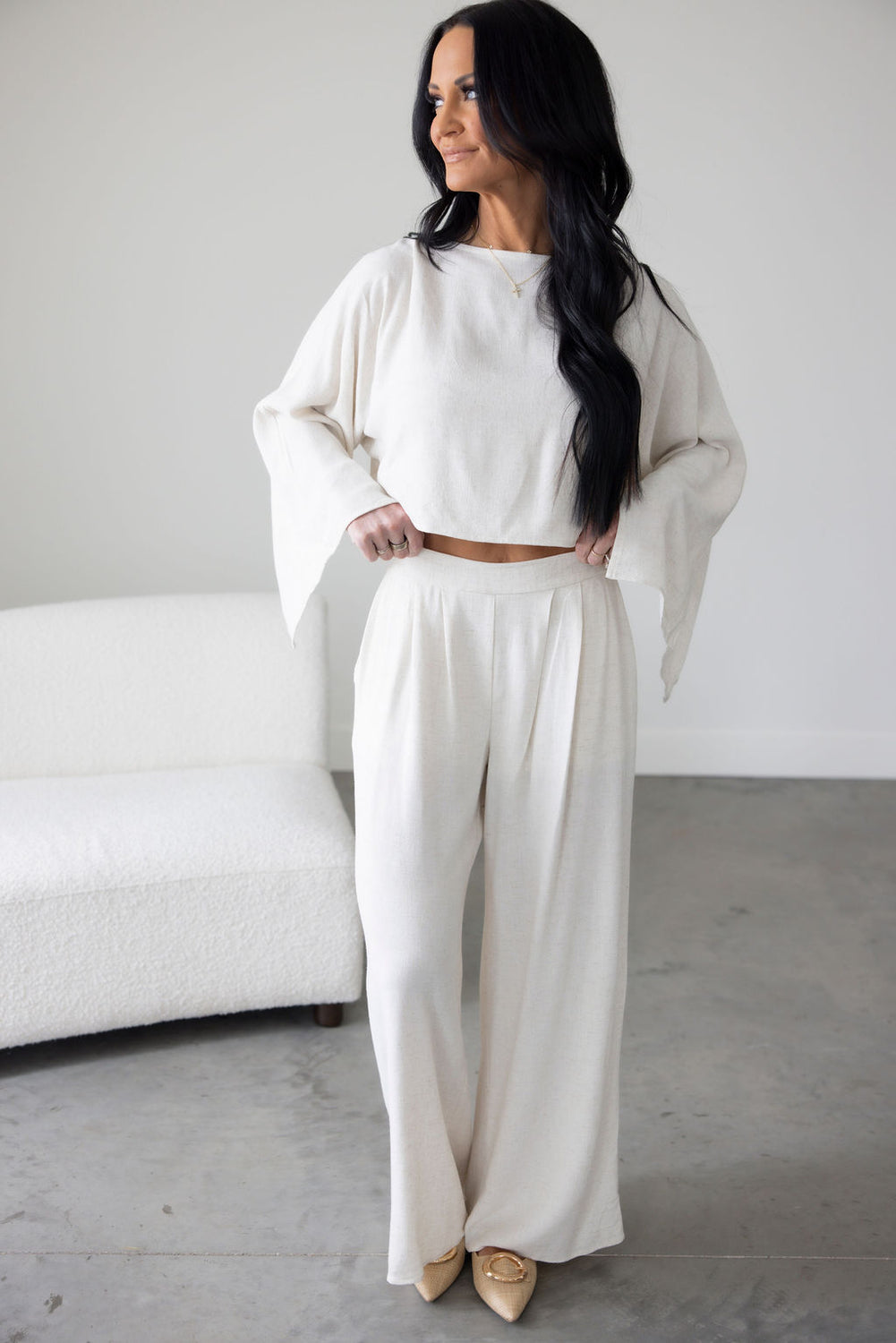 Halley Linen Pant Set