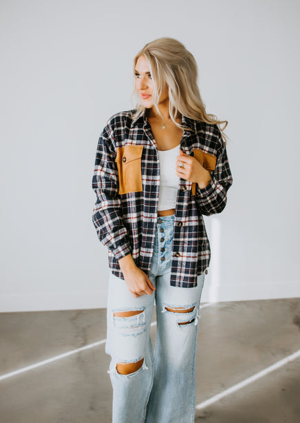 Dylin Plaid Shacket