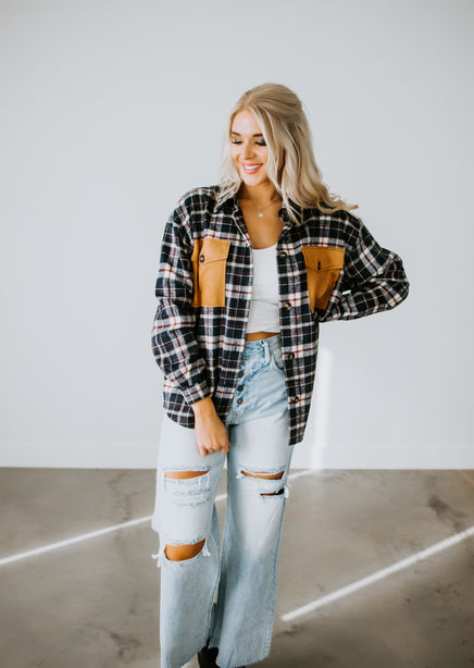 Dylin Plaid Shacket