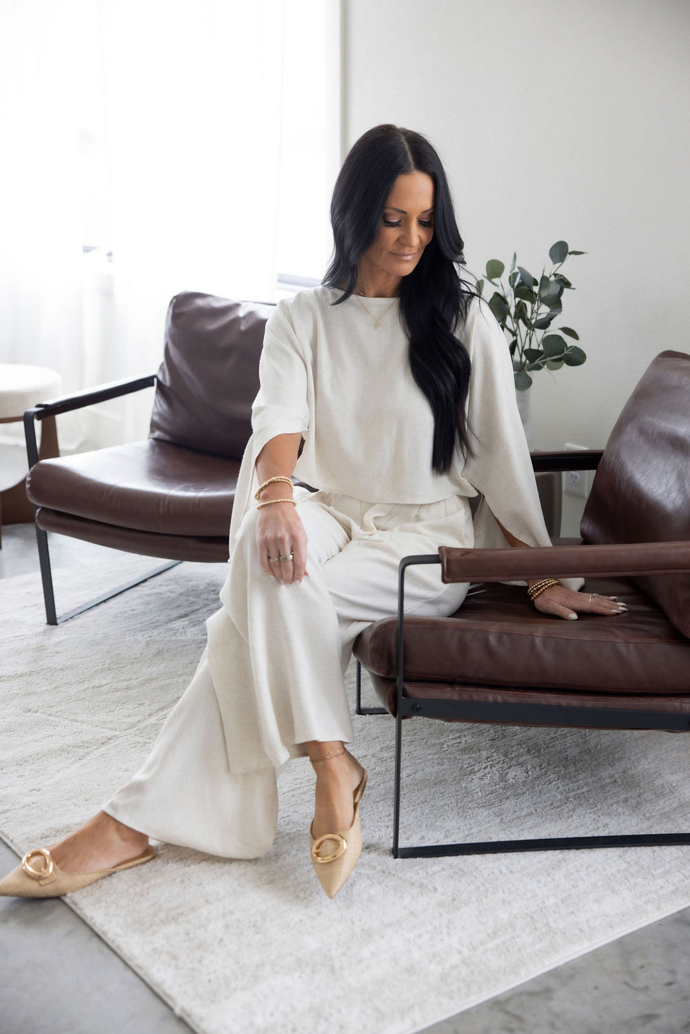 Halley Linen Pant Set
