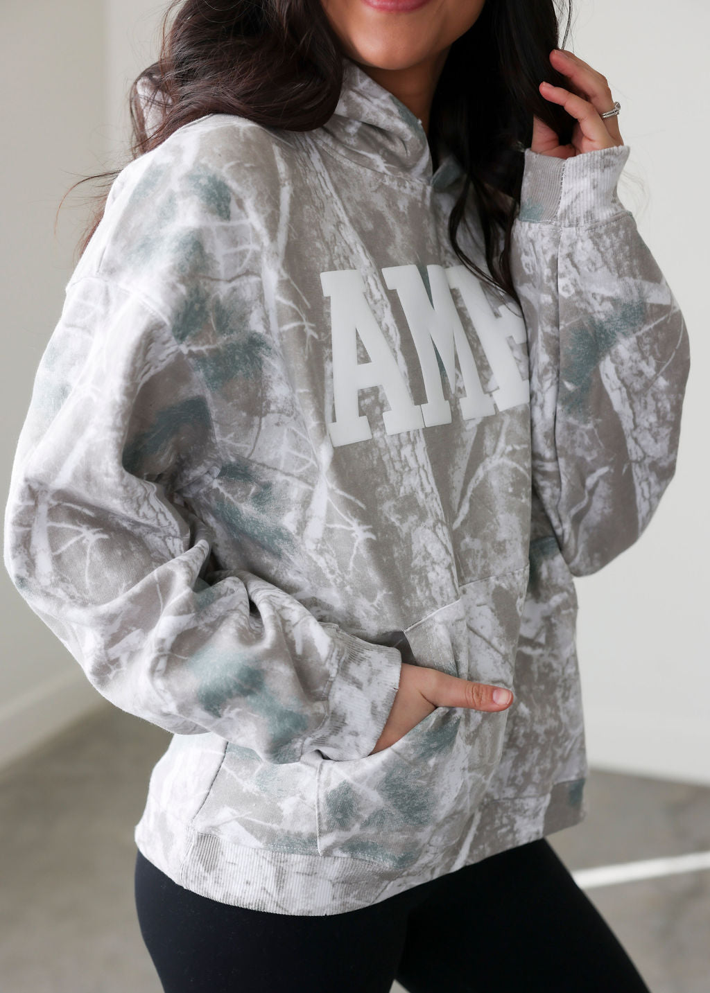 Amen Faded Camo Graphic Hoodie