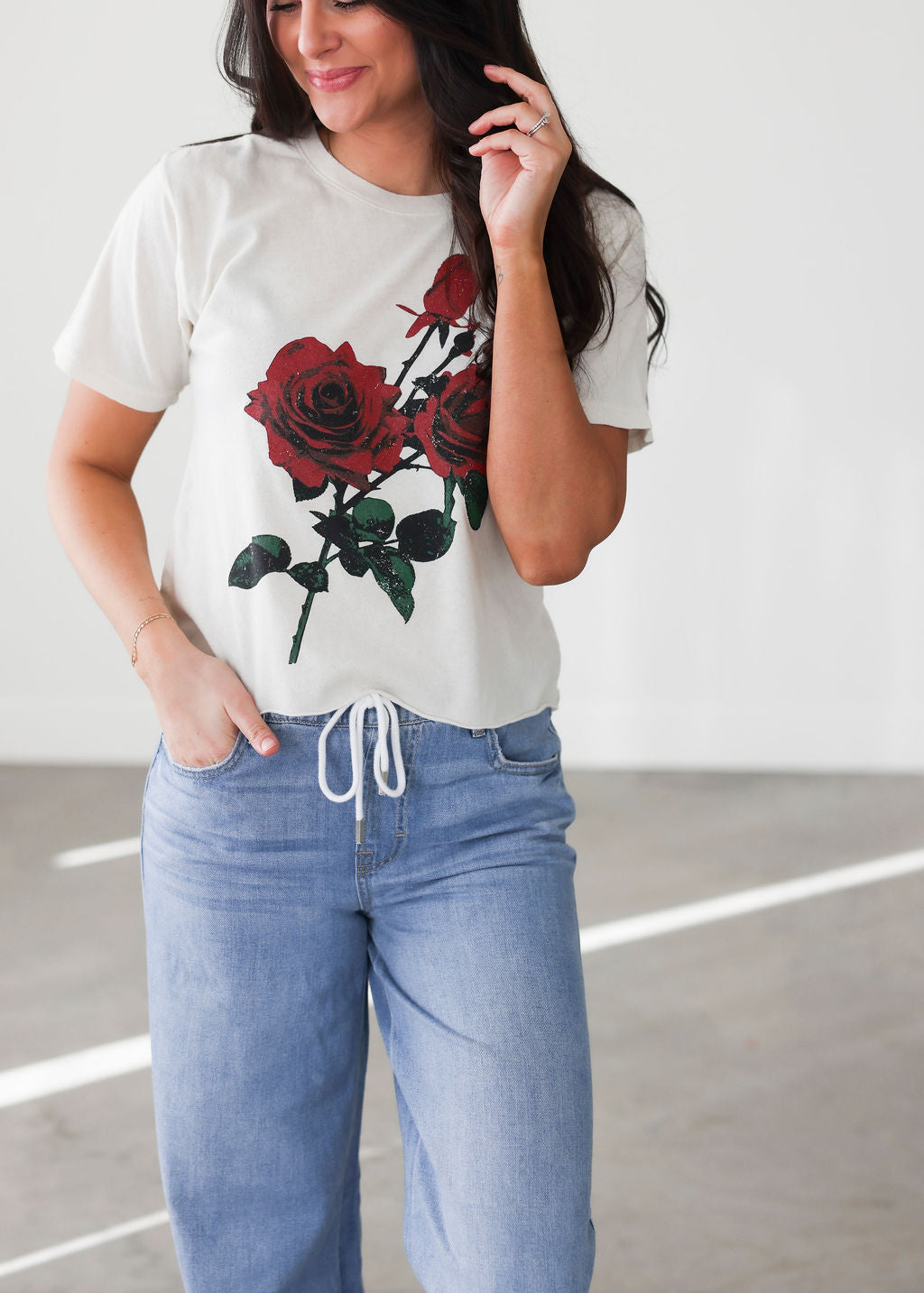 Vintage Rose Graphic Tee