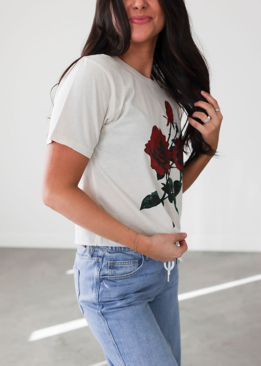 Vintage Rose Graphic Tee