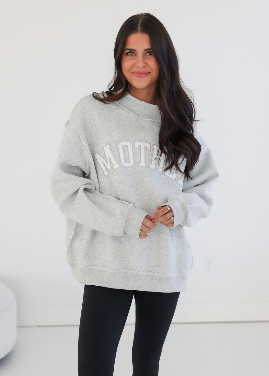 Mother Embroidered Pullover