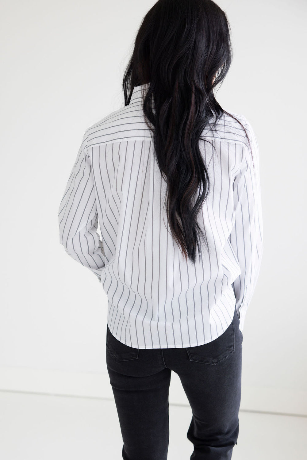 Winnie Striped Poplin Blouse