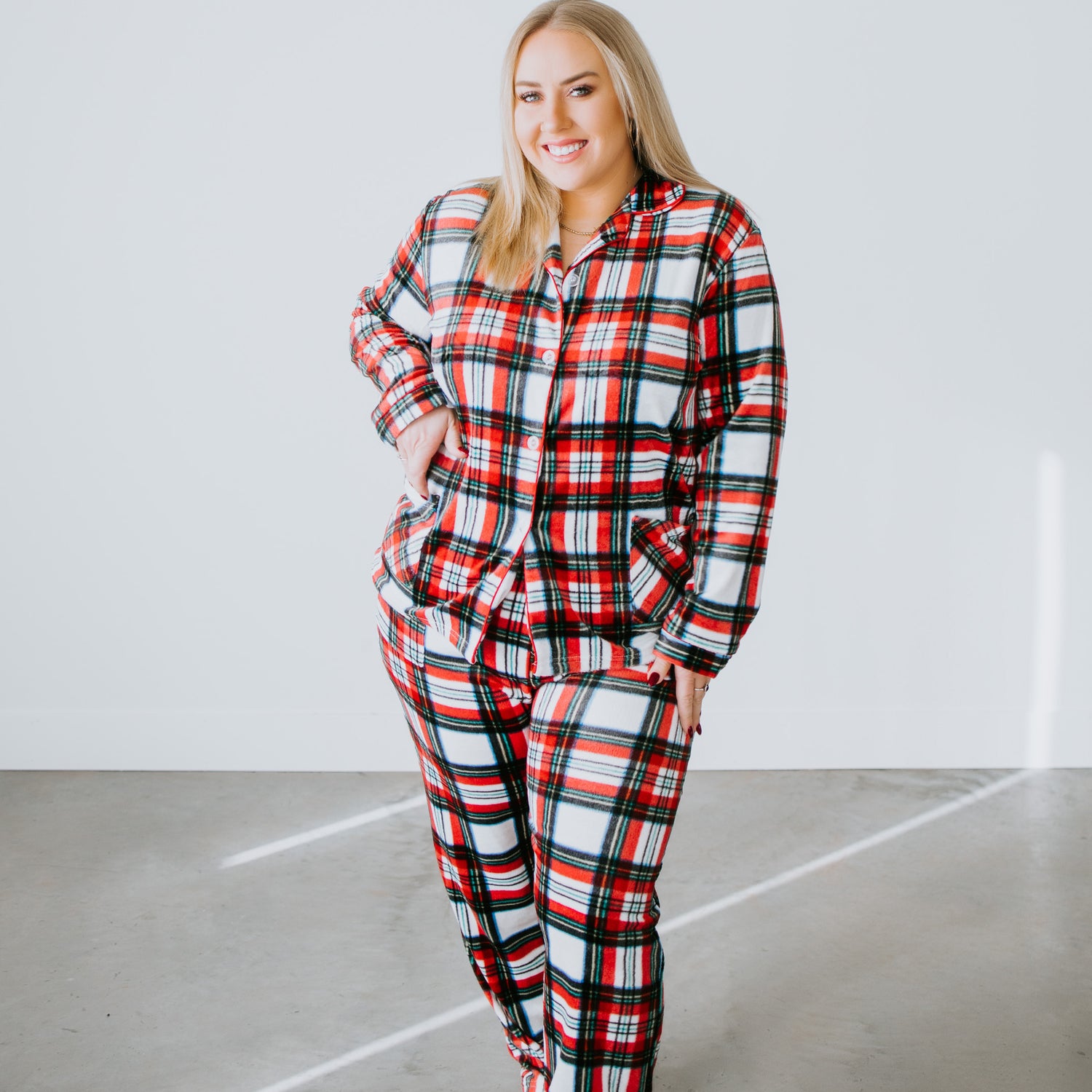 Jolly Plaid Pajama Set