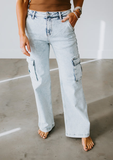 Marrin Denim Cargo Pants