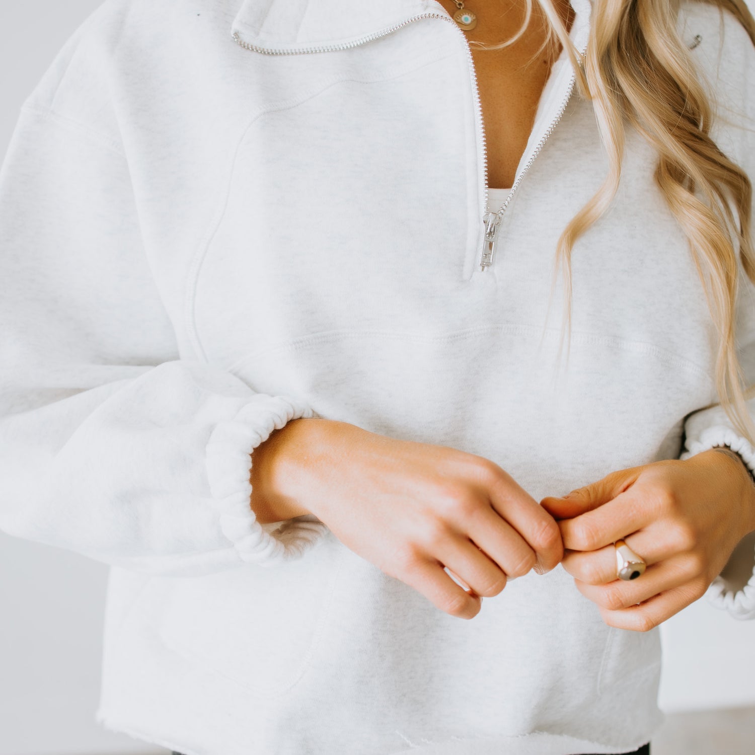 Raelynn Oversized Half-Zip Pullover