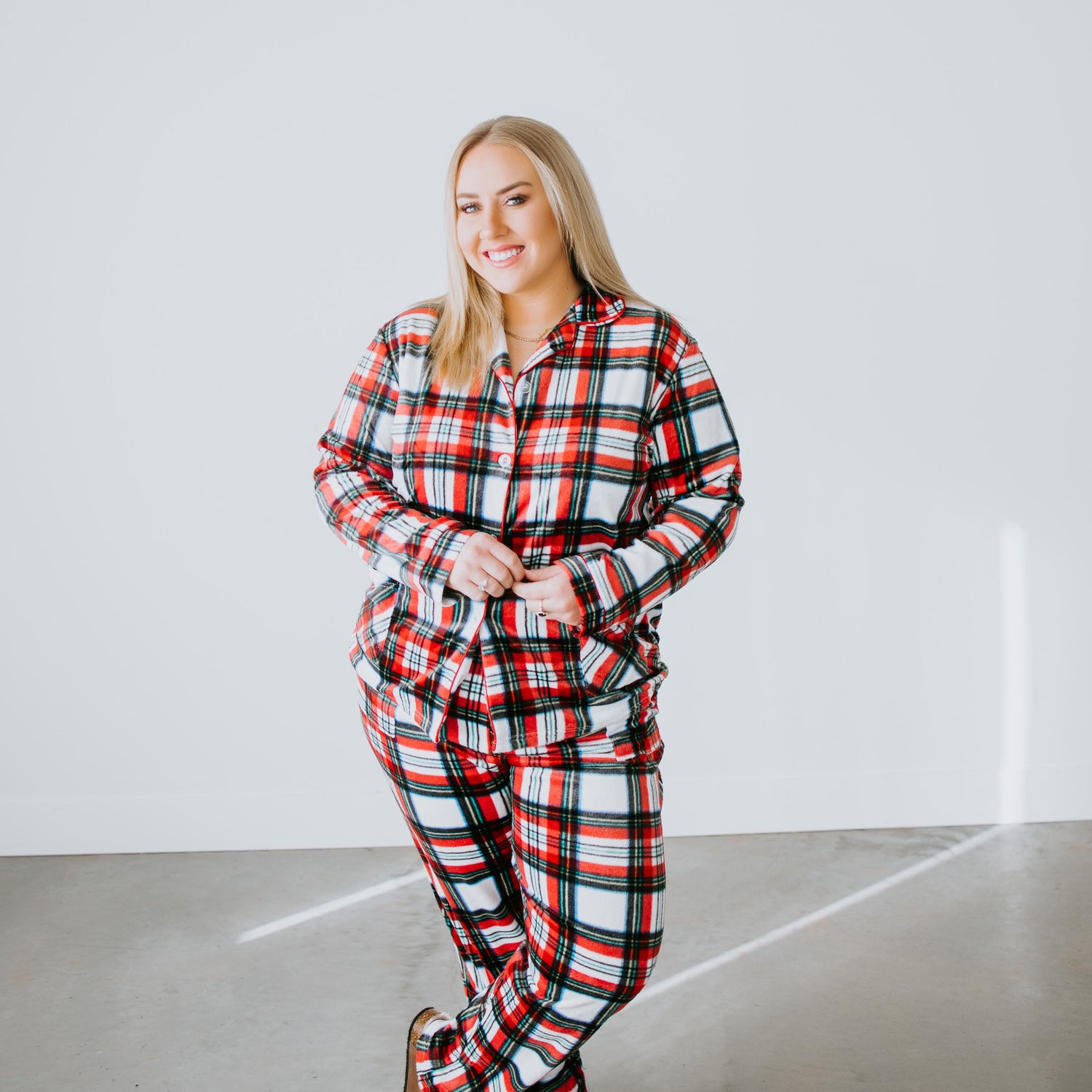 Jolly Plaid Pajama Set