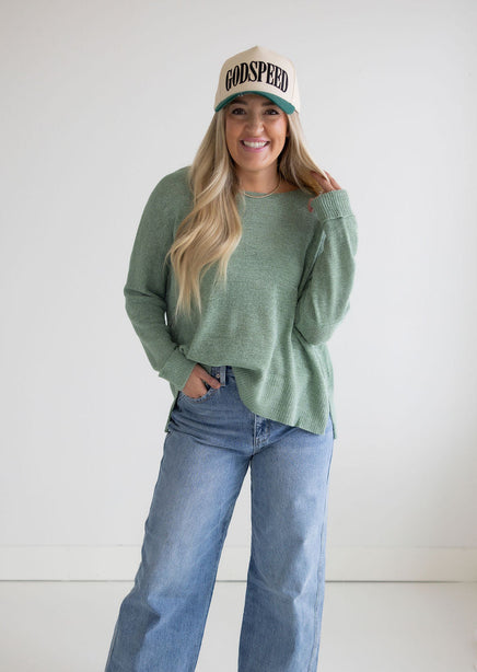 Tylen Boxy Knit Top product view