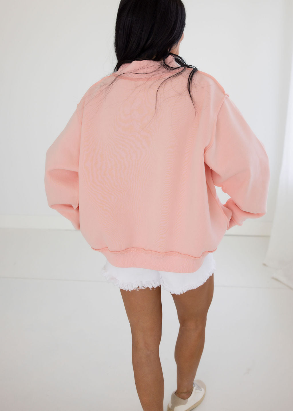 Pray Embroidered Pullover