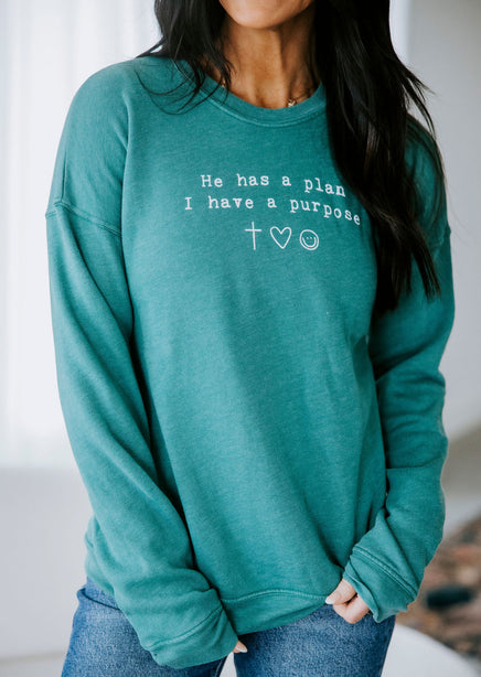 He Has a Plan Graphic Crew product view