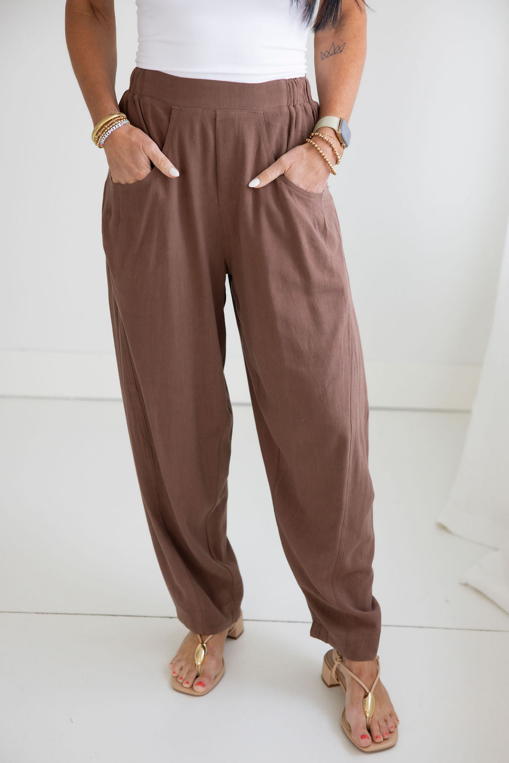 image of Gia Barrel Pants