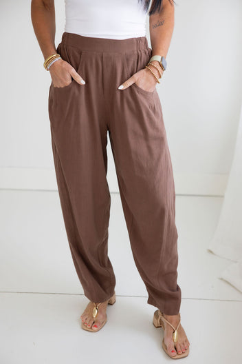 Gia Barrel Pants