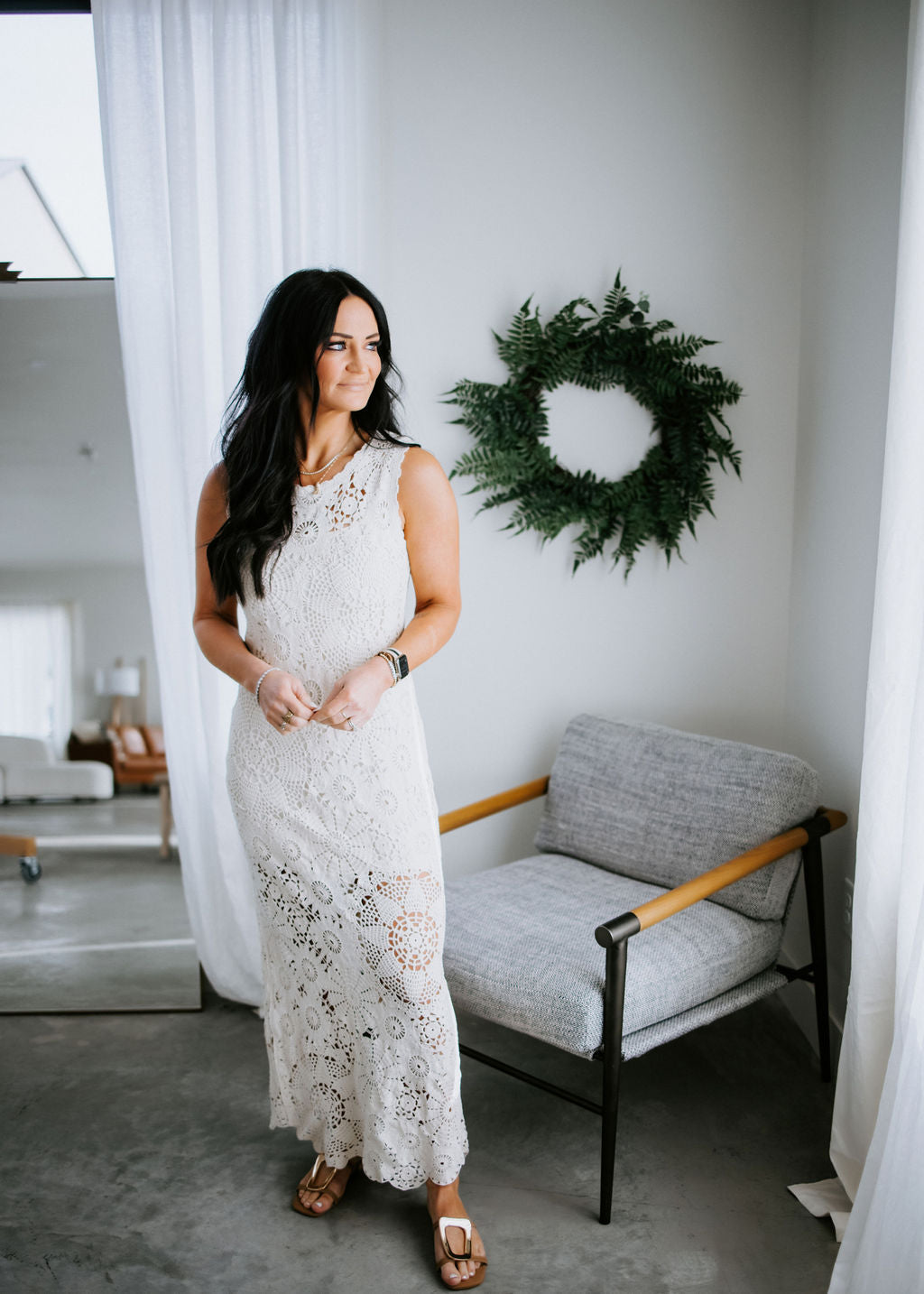 image of Myla Crochet Maxi Dress