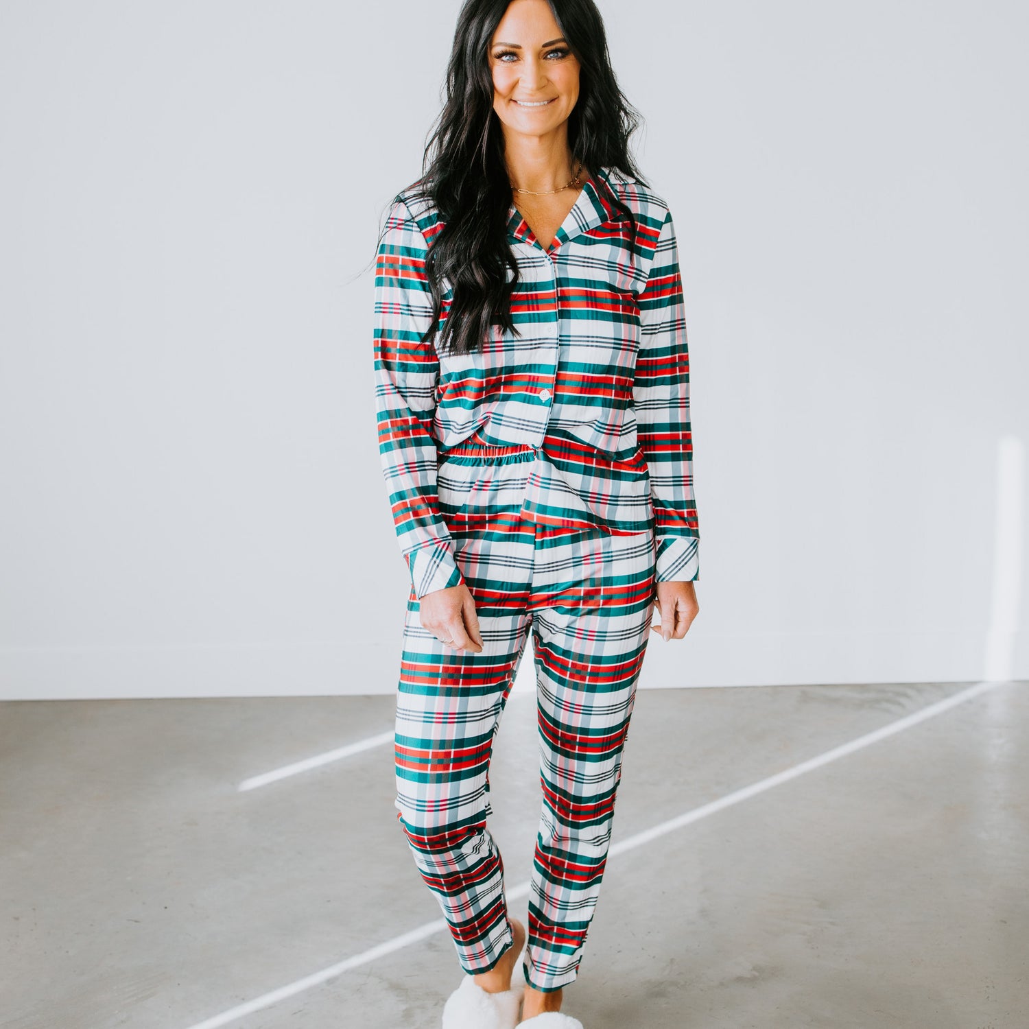 Tis the Season Plaid Pajama Set