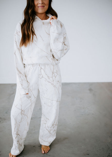 Marble Hoodie by Lily & Lottie