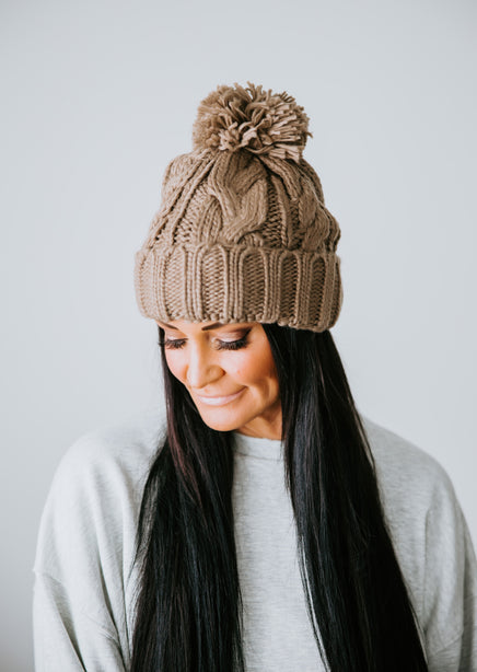 Keep Me Cozy Pom Beanie