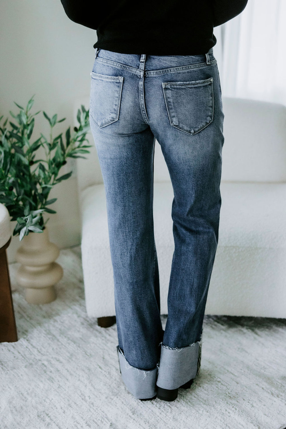 Raylan Petra Cuffed Flare Jeans