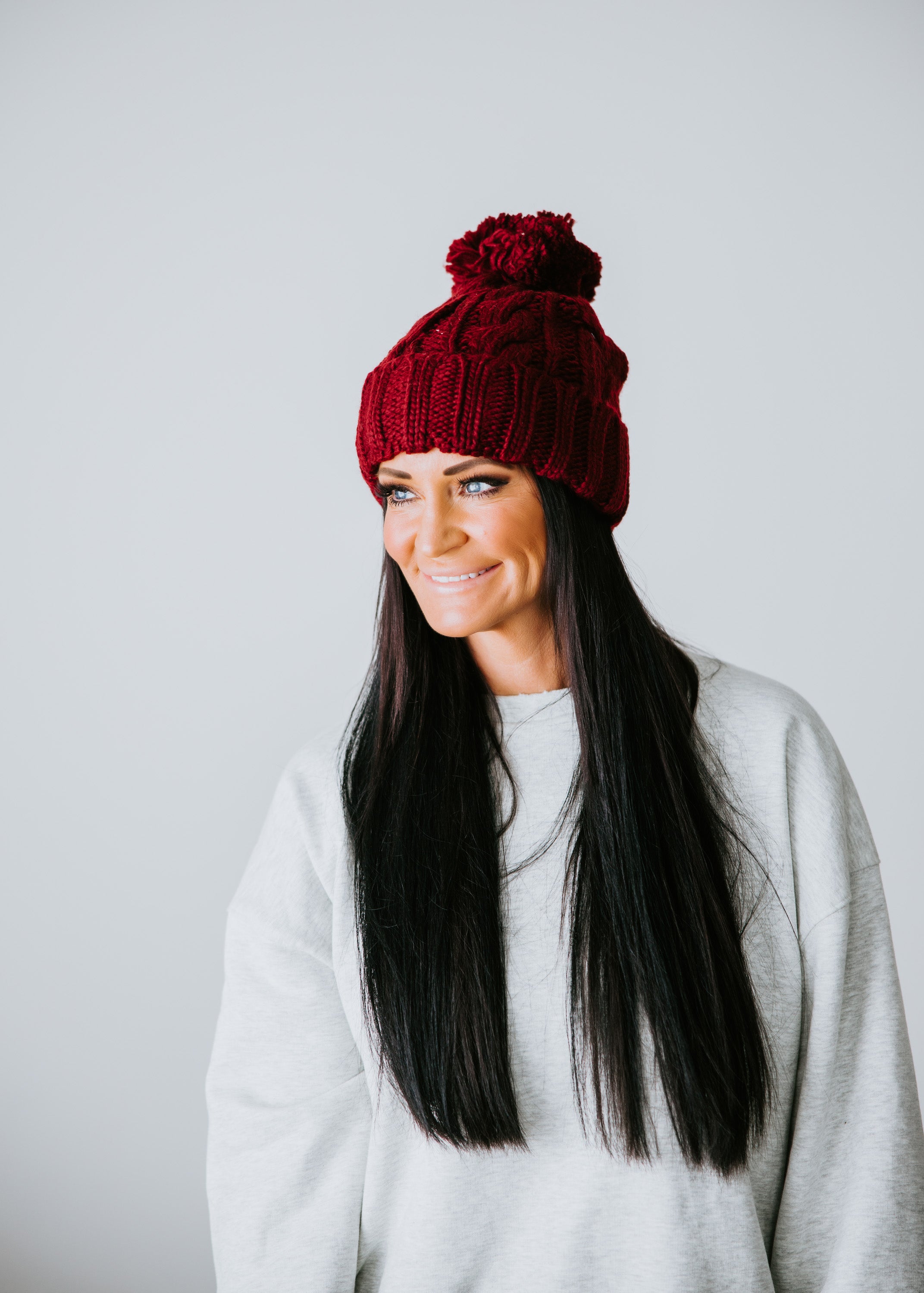 image of Keep Me Cozy Pom Beanie