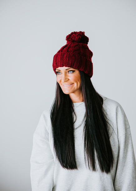 Keep Me Cozy Pom Beanie