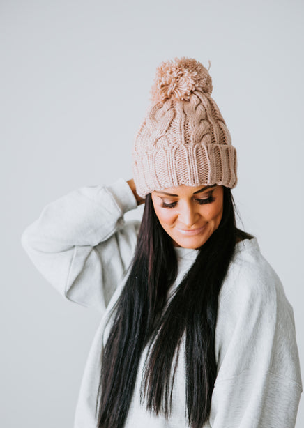 Keep Me Cozy Pom Beanie