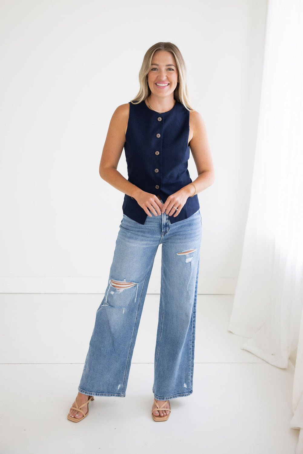 Parker Button Down Vest