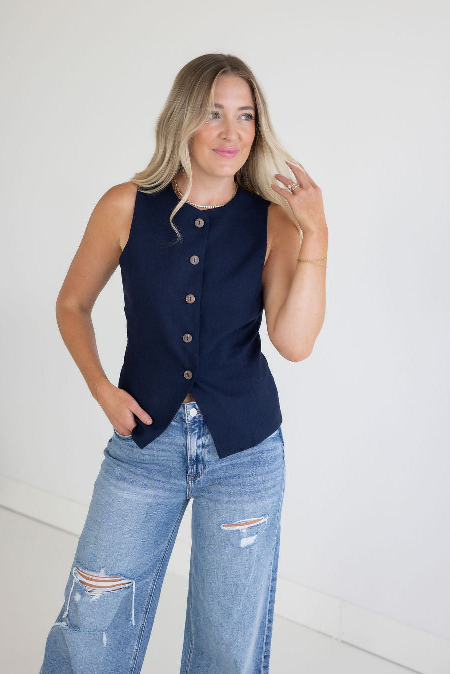Parker Button Down Vest