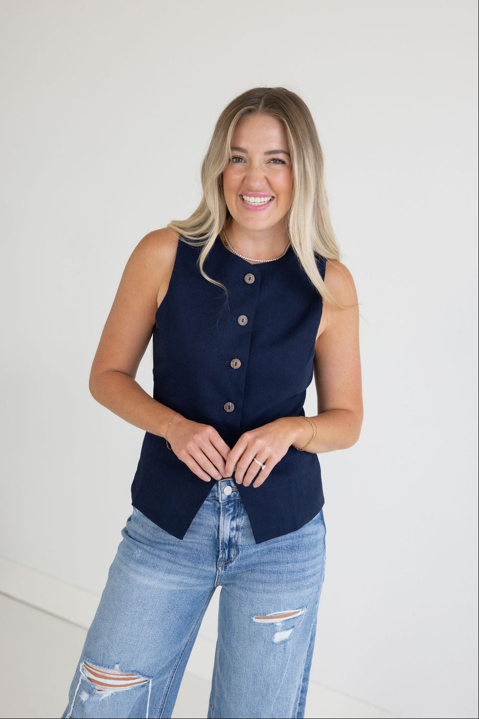 image of Parker Button Down Vest