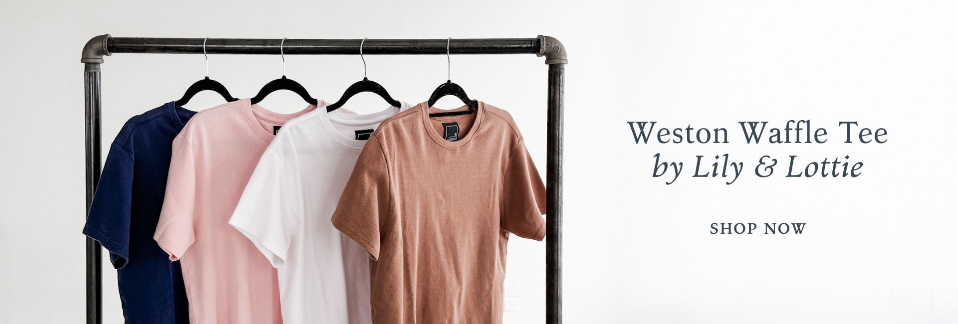 Weston Waffle Tee by Lily & Lottie. Shop now.