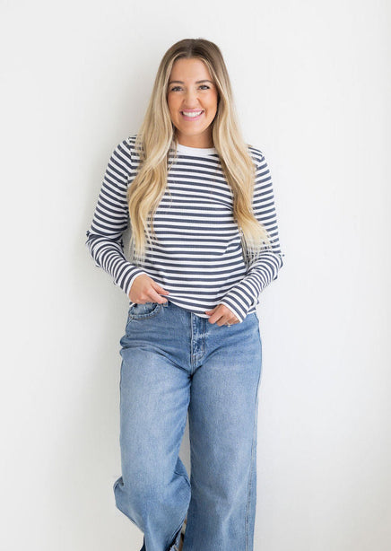 Marsie Striped Top product view