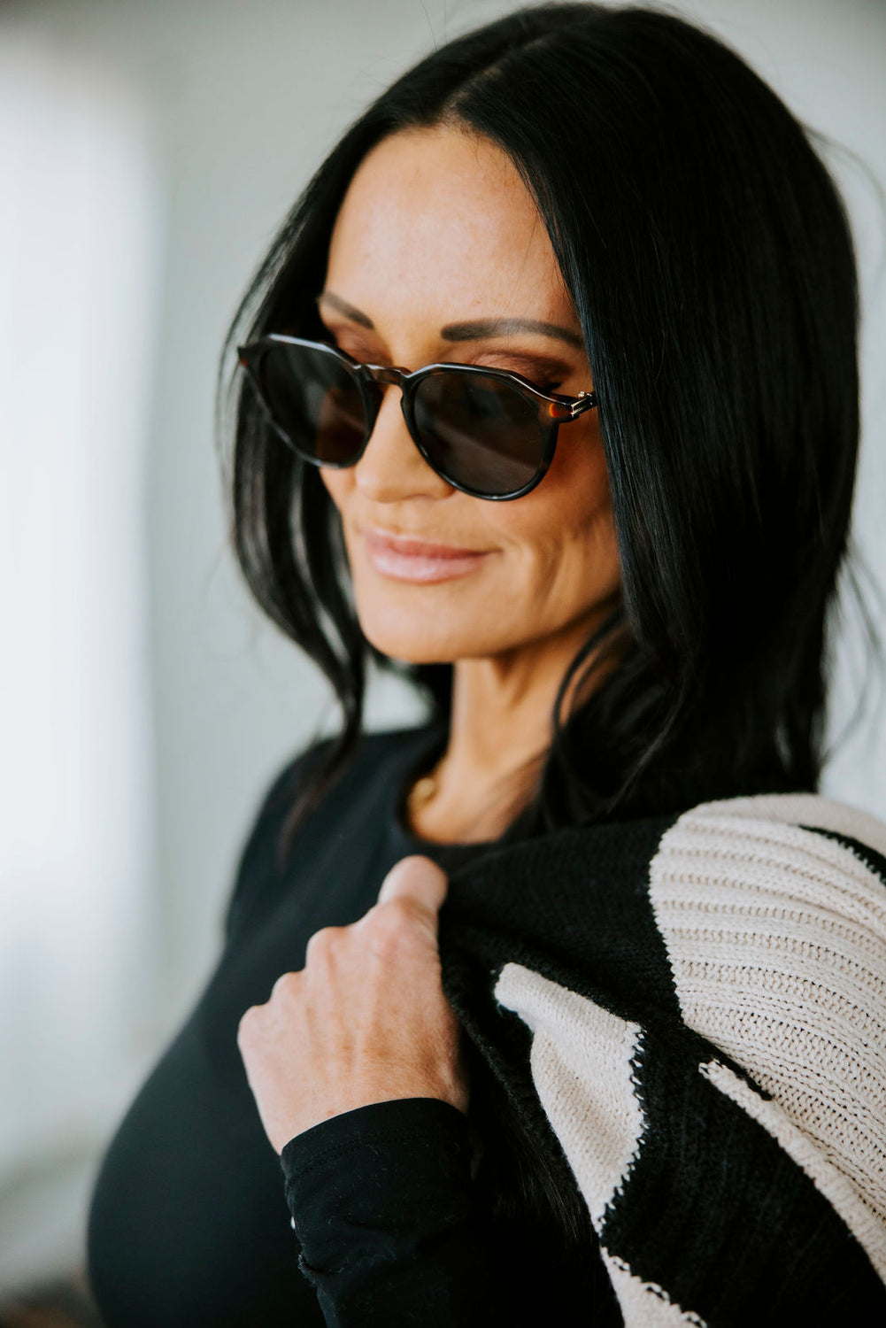 Round Frame Fashion Sunglasses