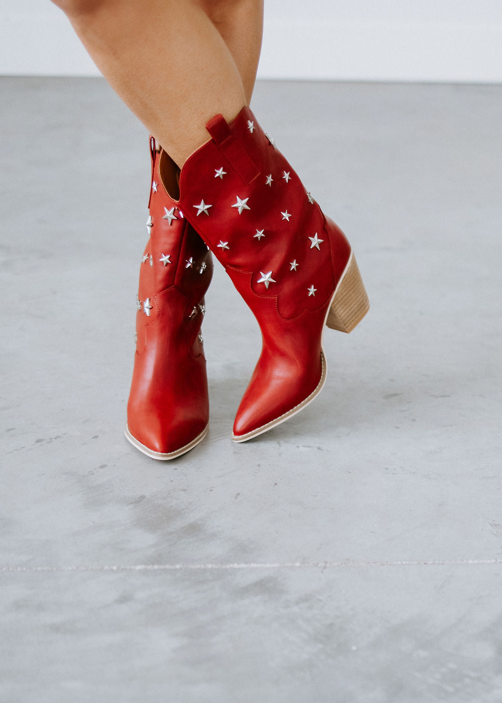 Star Studded Western Booties