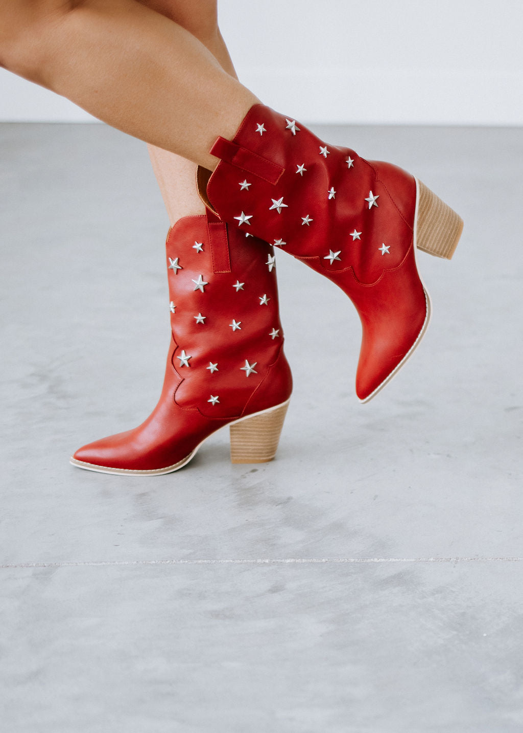 Star Studded Western Booties